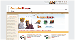 Desktop Screenshot of costruiresicuro.it